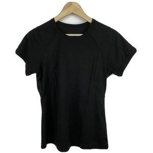 Jockey Womens Black Athletic Stretch Shirt‎ Size Medium